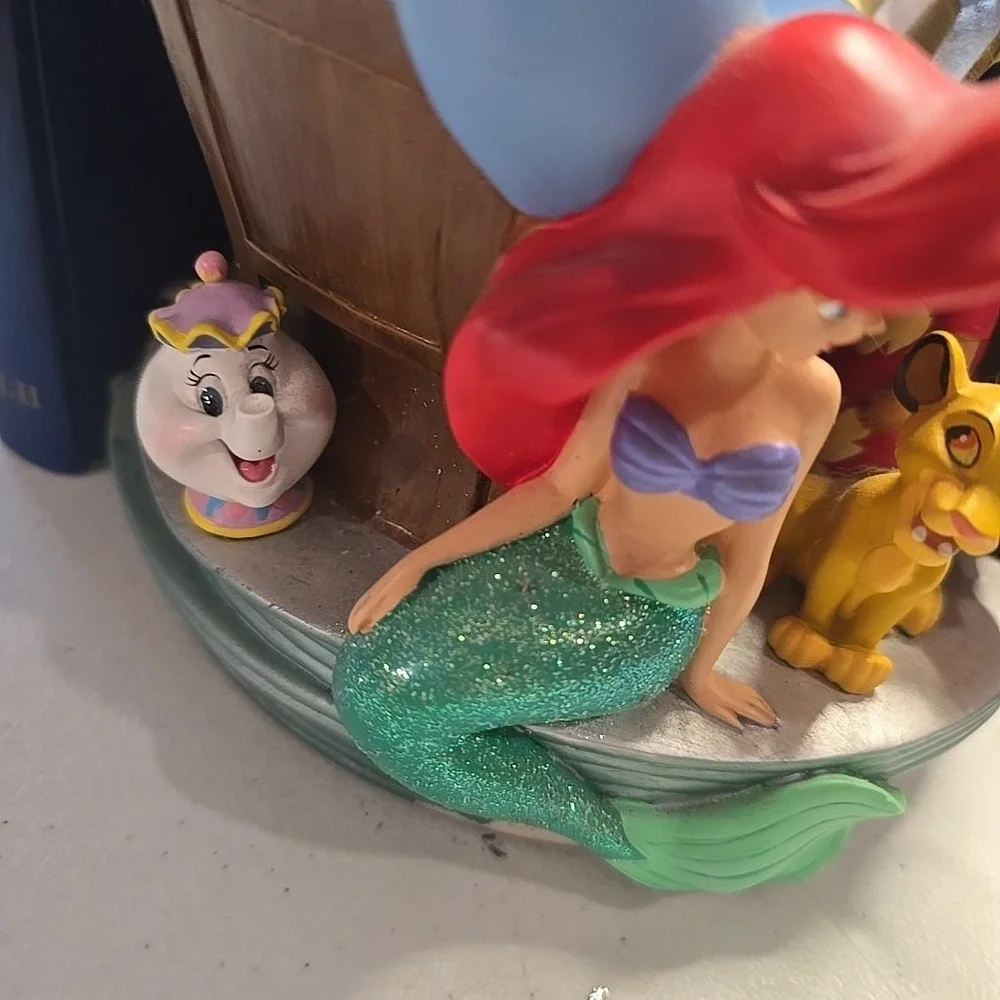 Very Rare Disney Vol 2 Through The Years‎ Musical Snow Globe & Bookend 1999